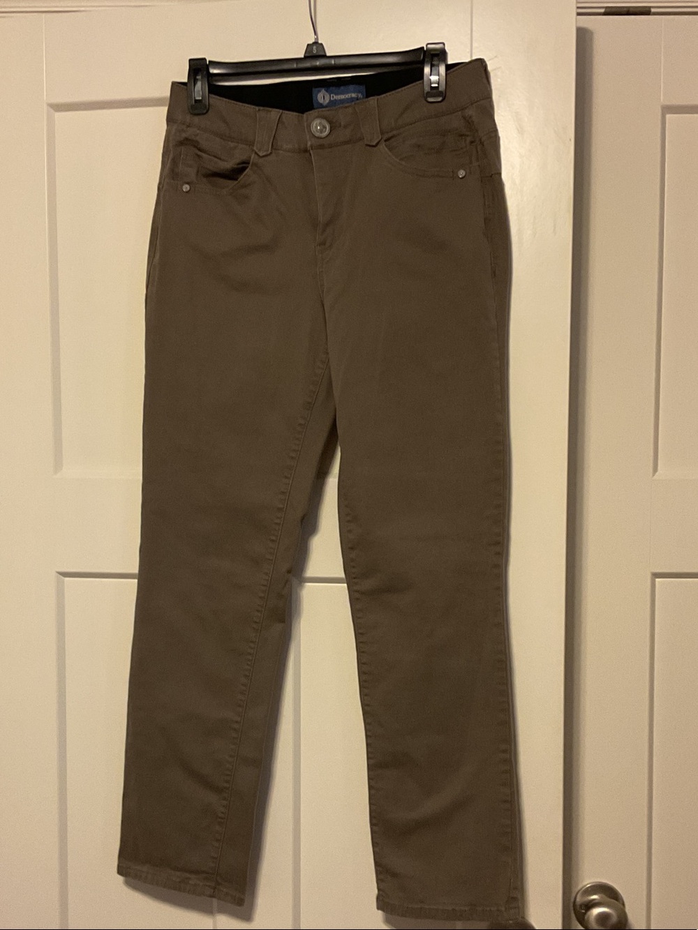 Democracy Olive Women's Straight Leg Jeans